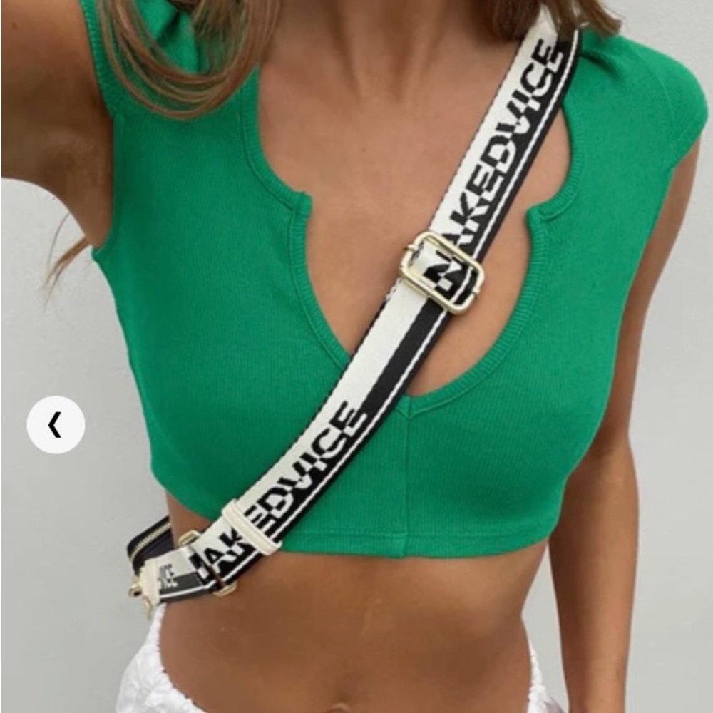 Motel Guanna Top Green Size XS T shirt